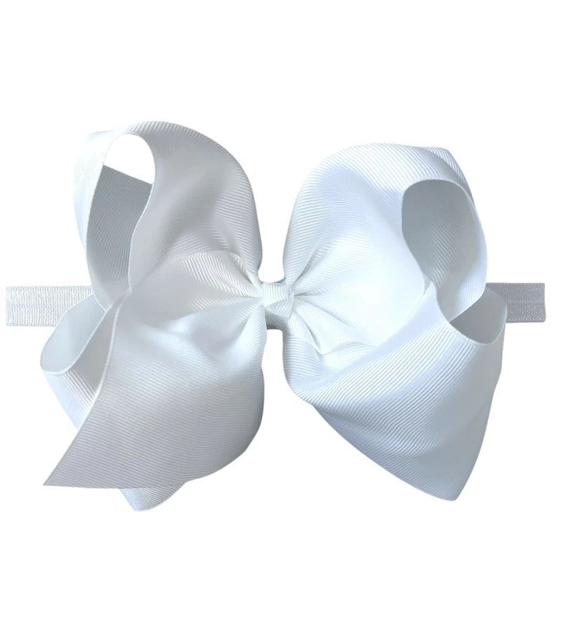 White Bow Headband