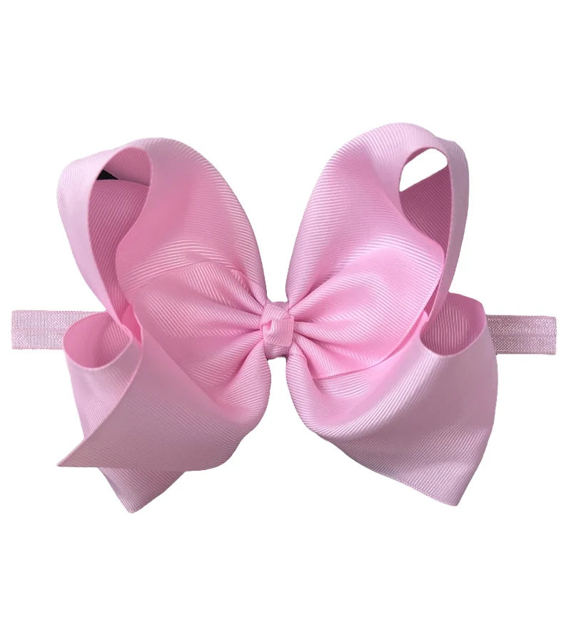Pearl Pink Bow Headband