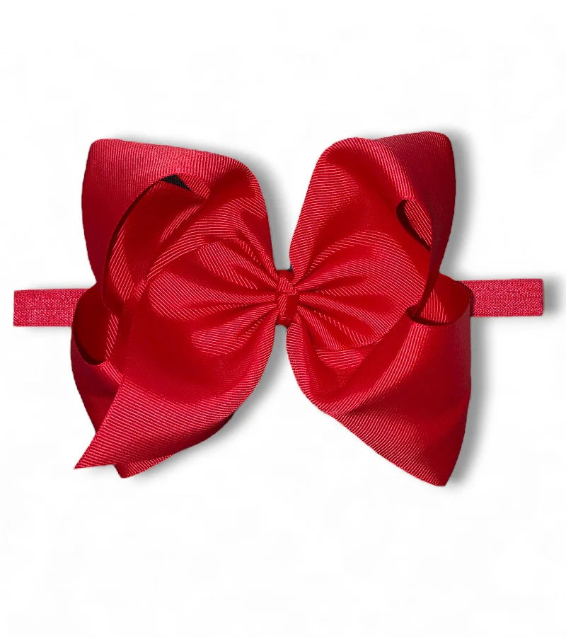 Red Bow Headband