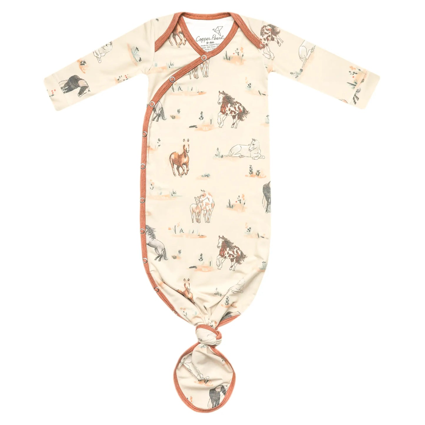 Montana Newborn Knotted Gown