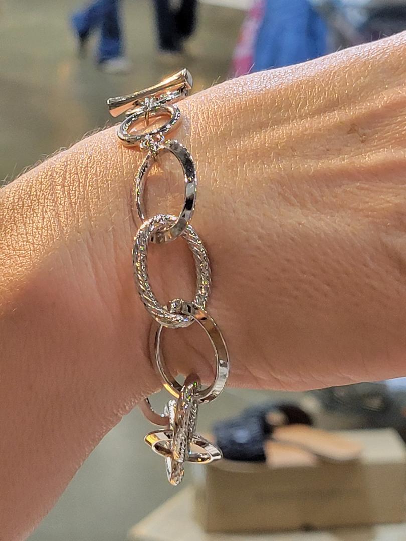 Silver Chain Link Bracelet