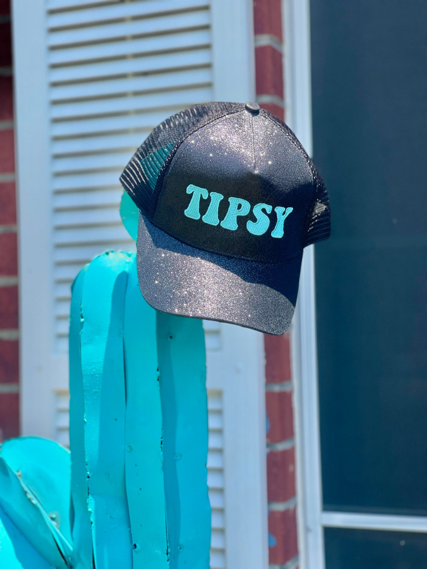 Tipsy Sparkly Cap