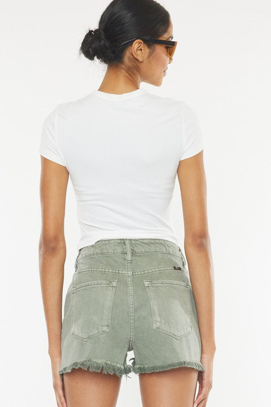 Kan Can Olive Shorts