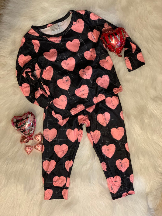 Toddler Heart Pajamas