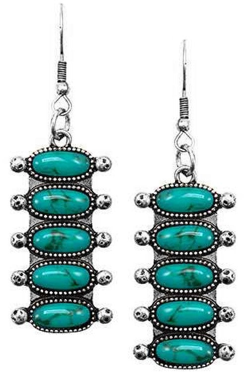 Turquoise Multi Stone Earring