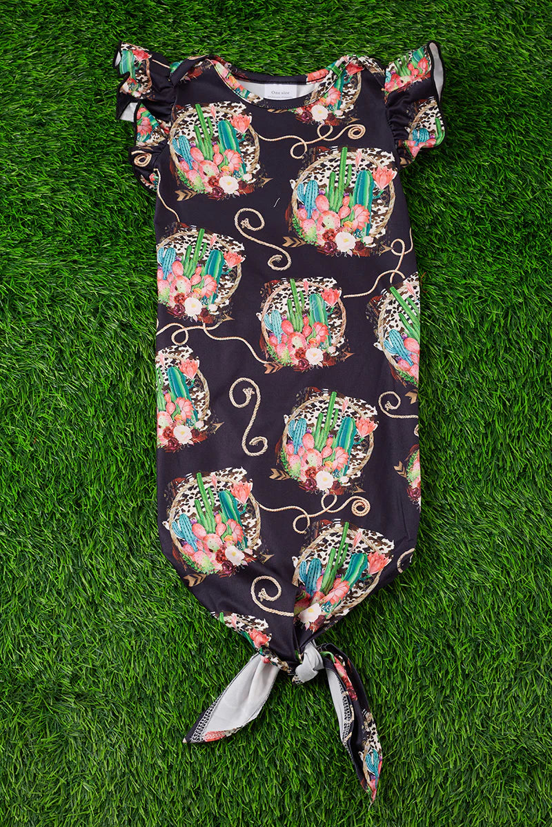Succulent Baby Gown