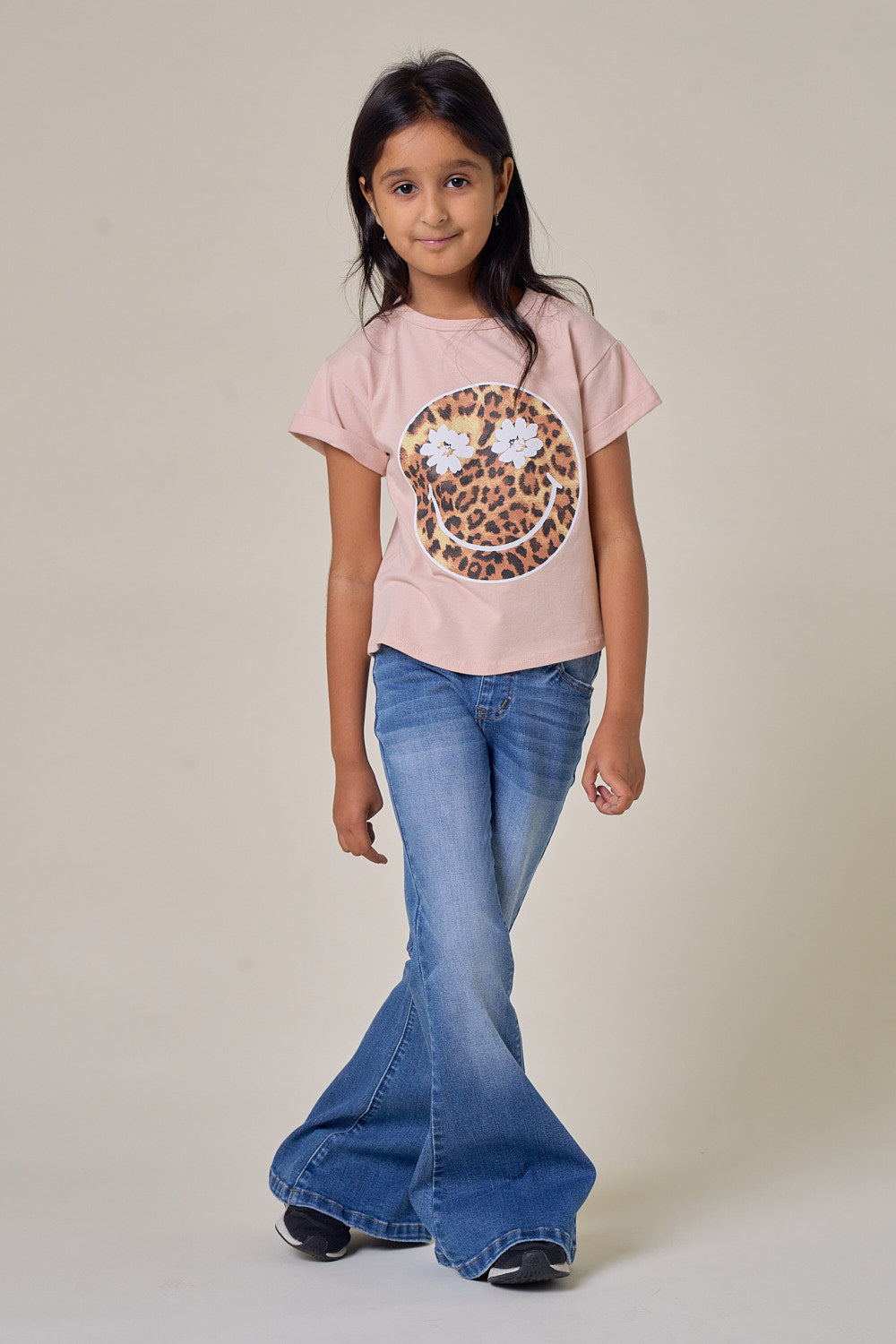 Girls Denim Flare Jeans
