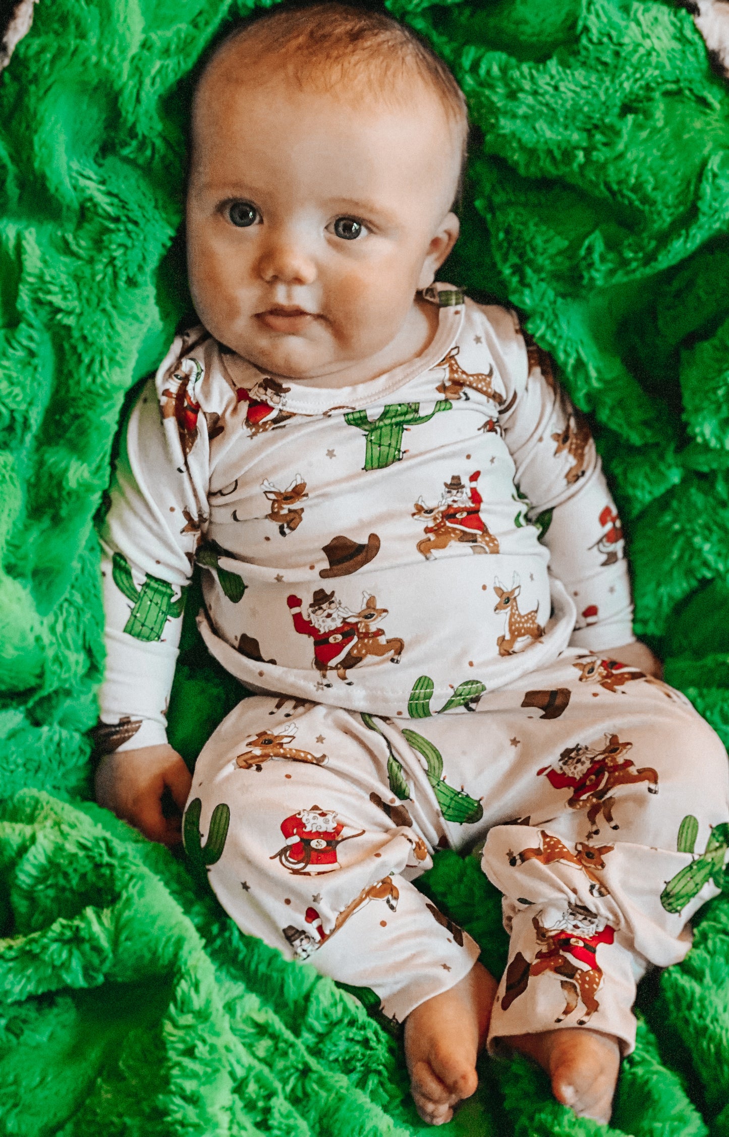 Santa Reindeer Christmas Pajamas