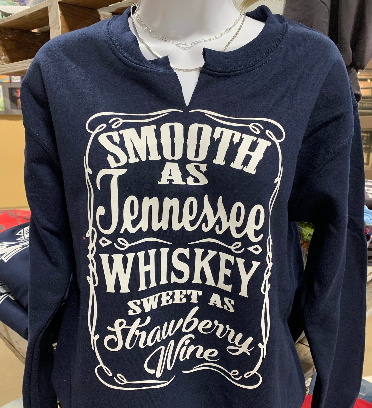 Tennessee Whiskey Sweatshirt - Navy