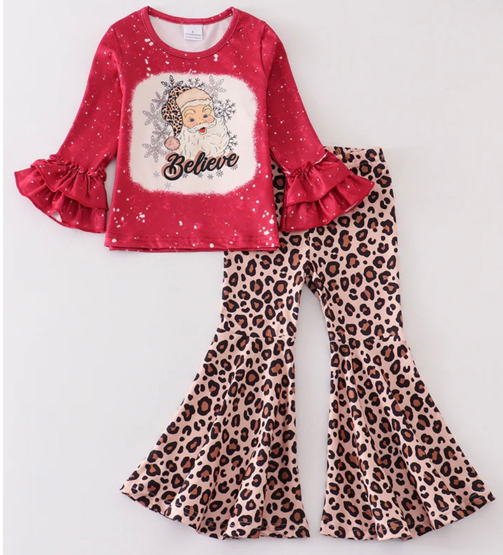 Santa Believe Pant Set