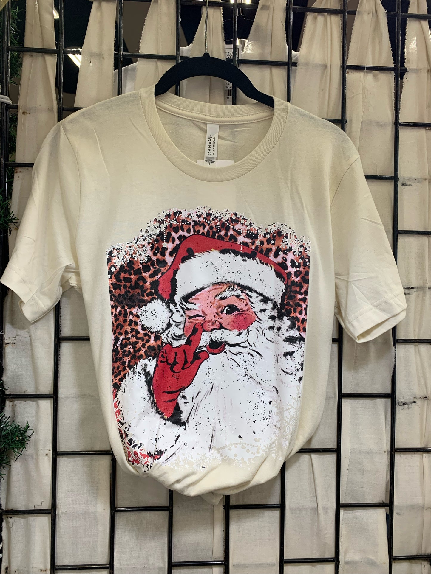 Leopard Santa Tee