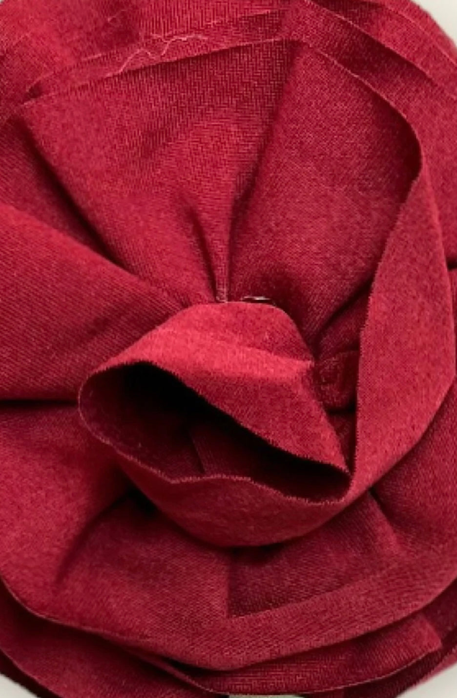 5” Flower Baby Headband in Rust Red