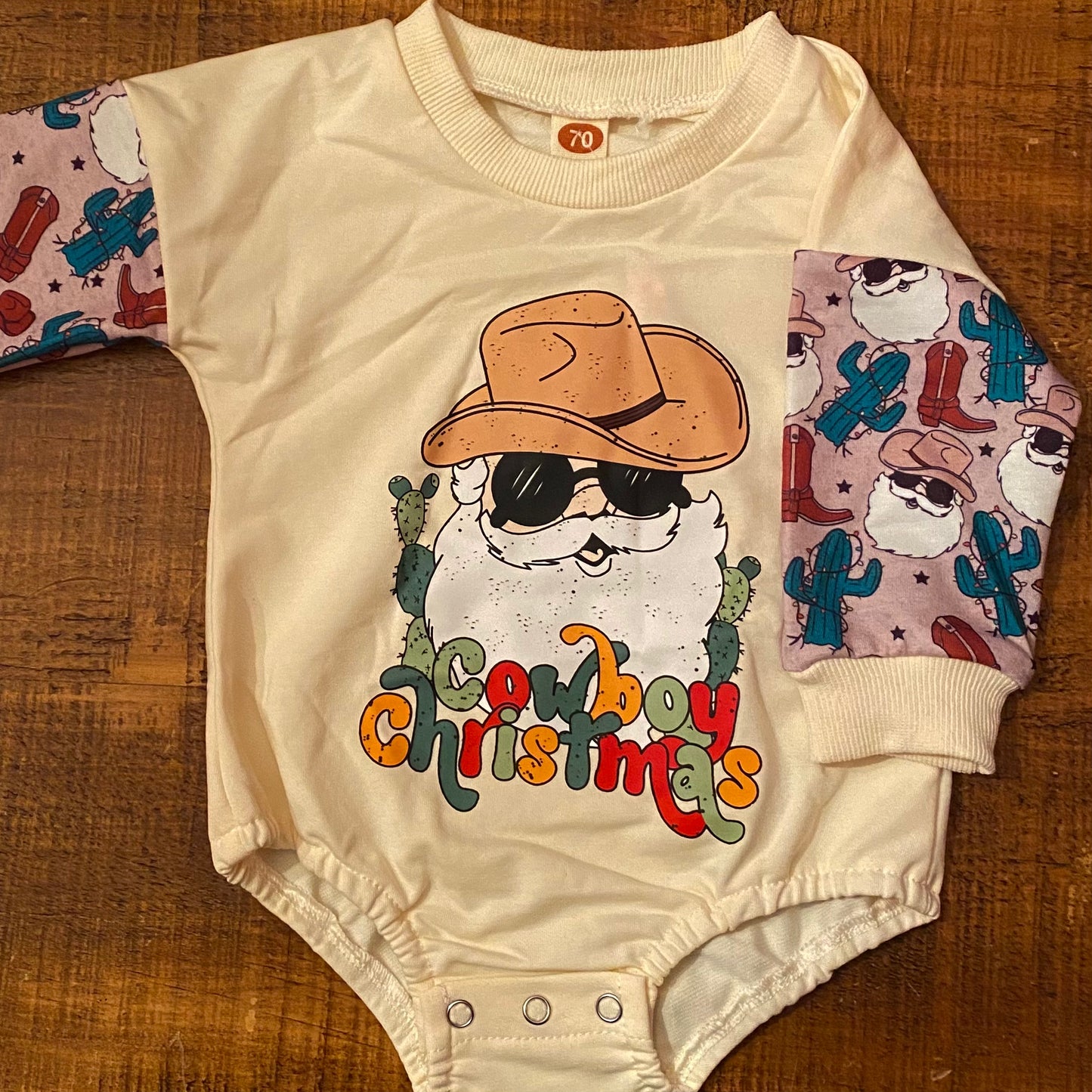 Cowboy Christmas Onesie