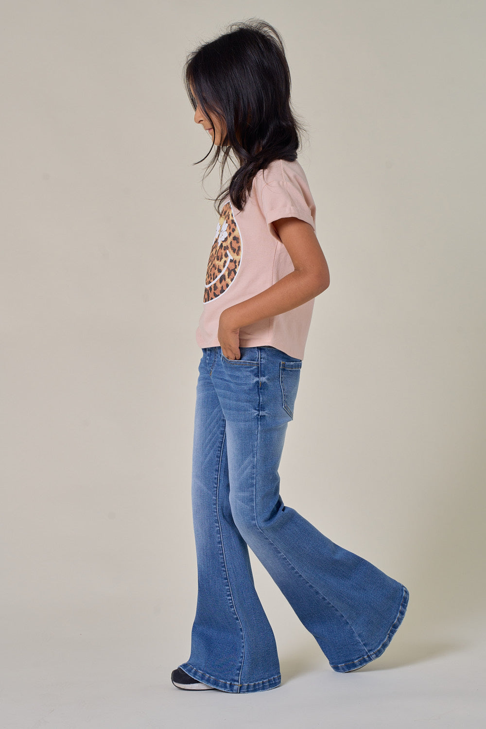 Girls Denim Flare Jeans