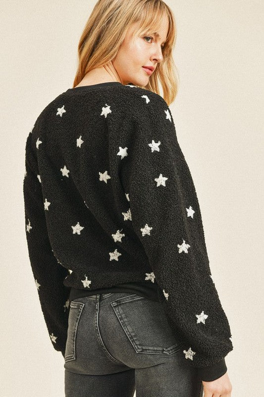 Stars At Night Fleece Top