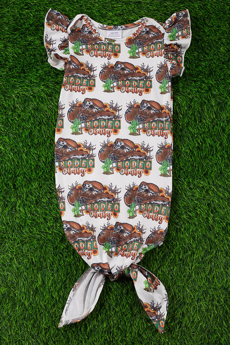Rodeo Baby Gown