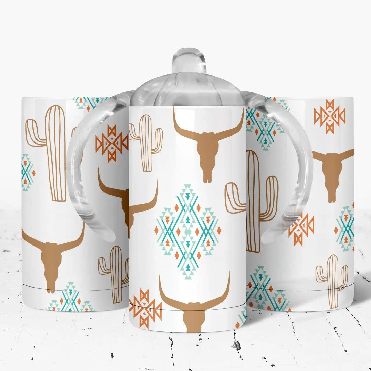 Western Longhorn Sippy Cup