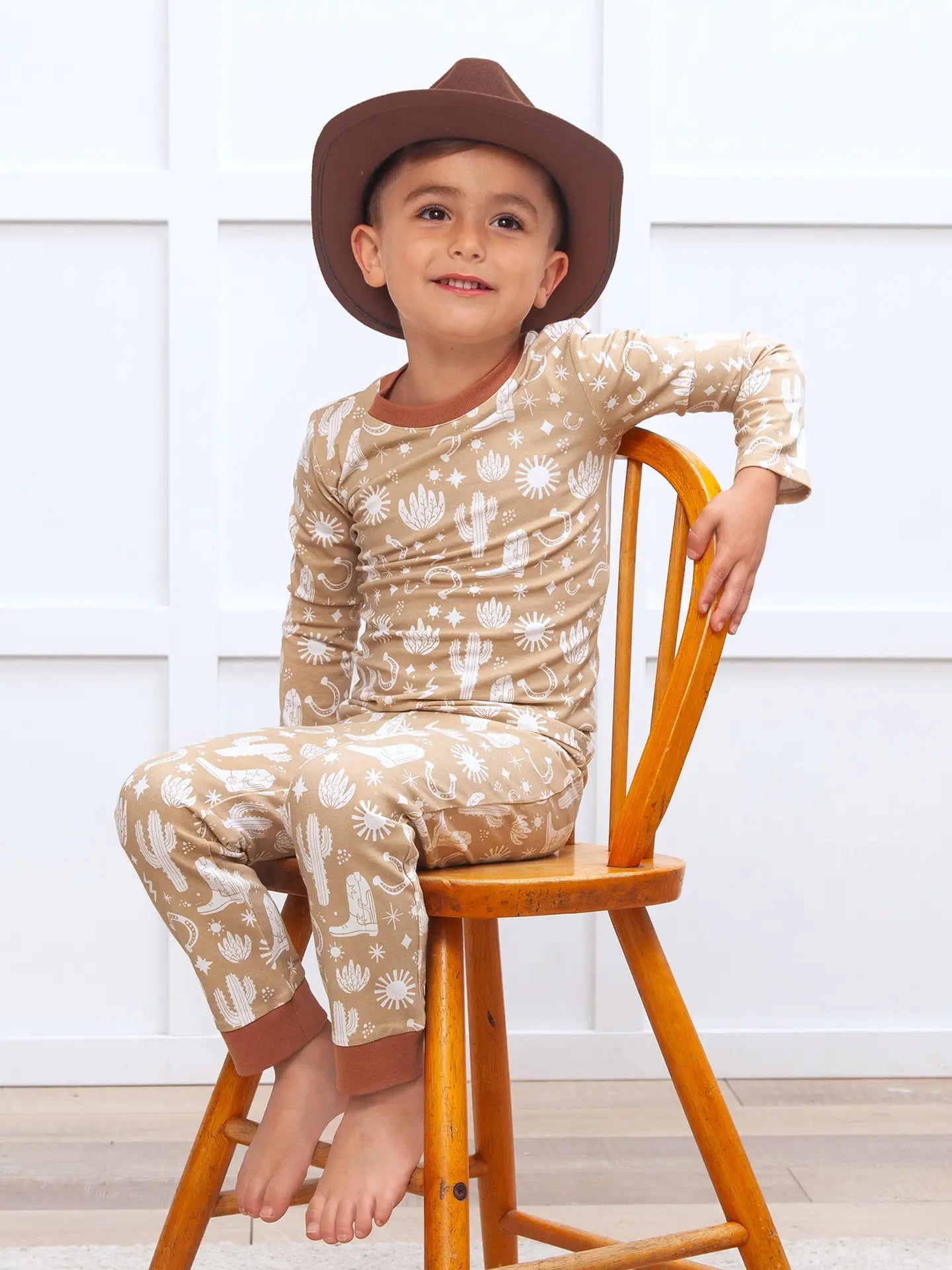 Boys Wild West Bamboo PJ Set