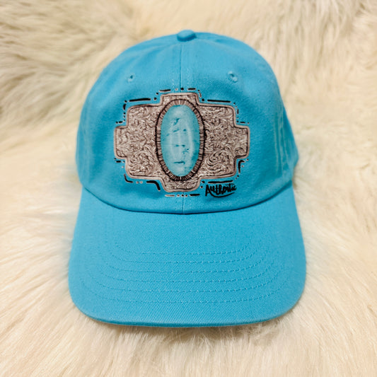 Authentic Buckle Turquoise Twill Cap