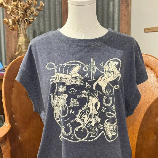 Western Icons Loose Fit Top