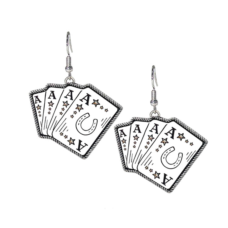 Four Aces Dangle Earrings