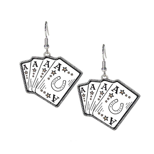 Four Aces Dangle Earrings
