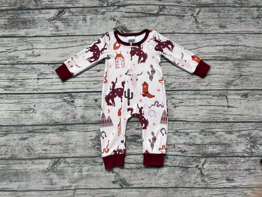Baby Boy Western Rodeo Rompers