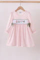 Girls Pink Nutcracker Gingham Dress