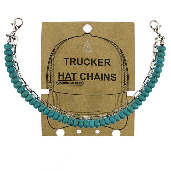 Turquoise Beaded Cap Jewlery