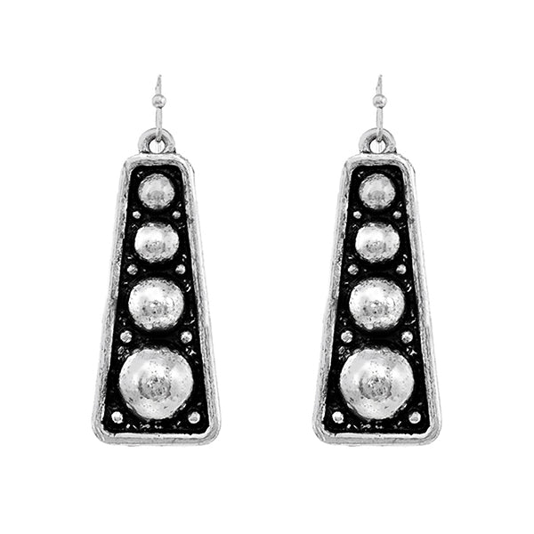 Bubble Bead Bar Dangle Earring