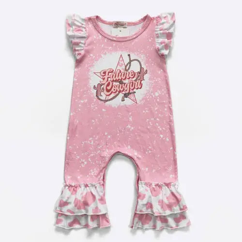 Future Cowgirl Baby Romper