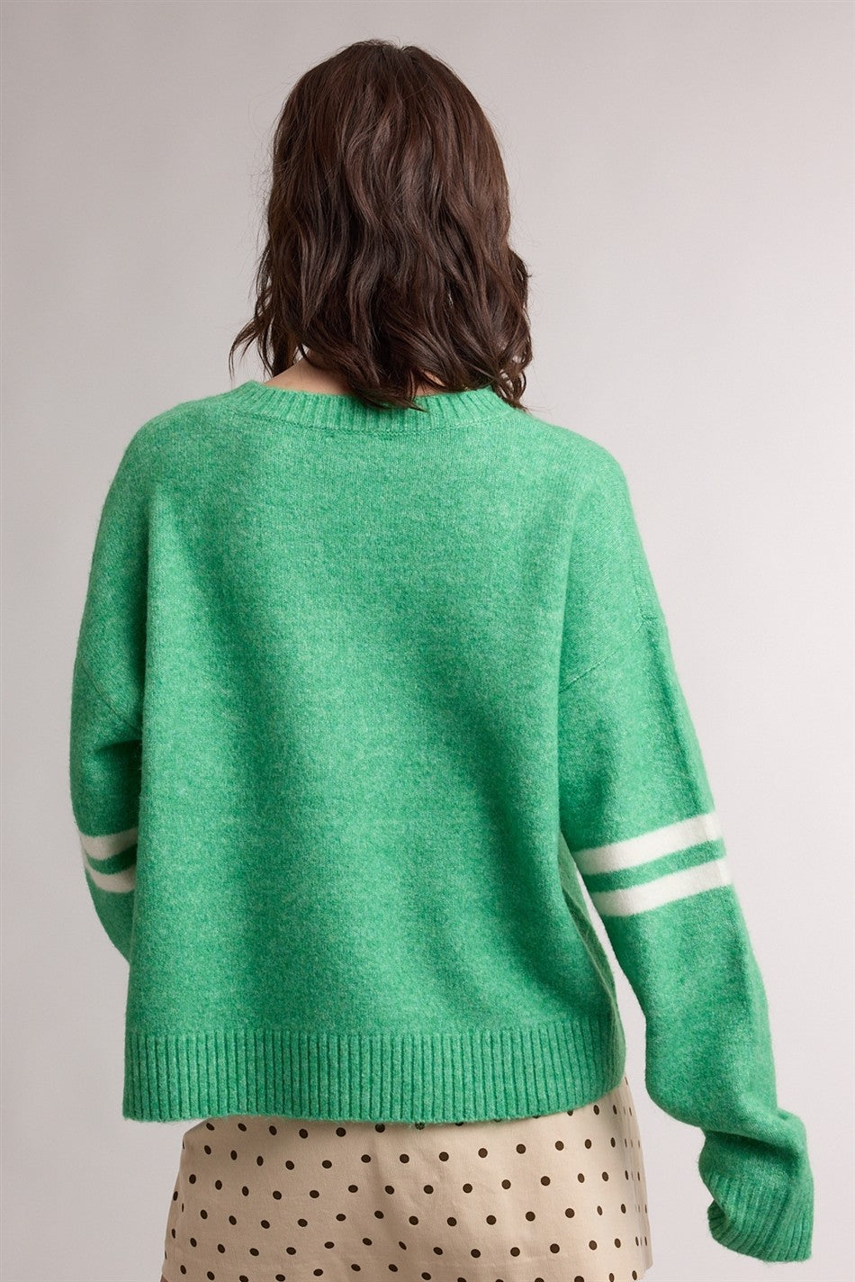 Golf Cart Graphic Cozy Sweater- Green