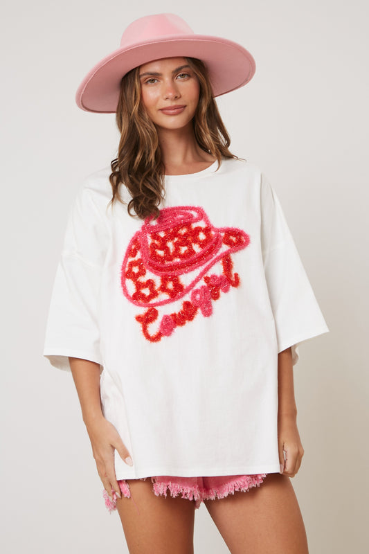 Cowgirl Hat Tee