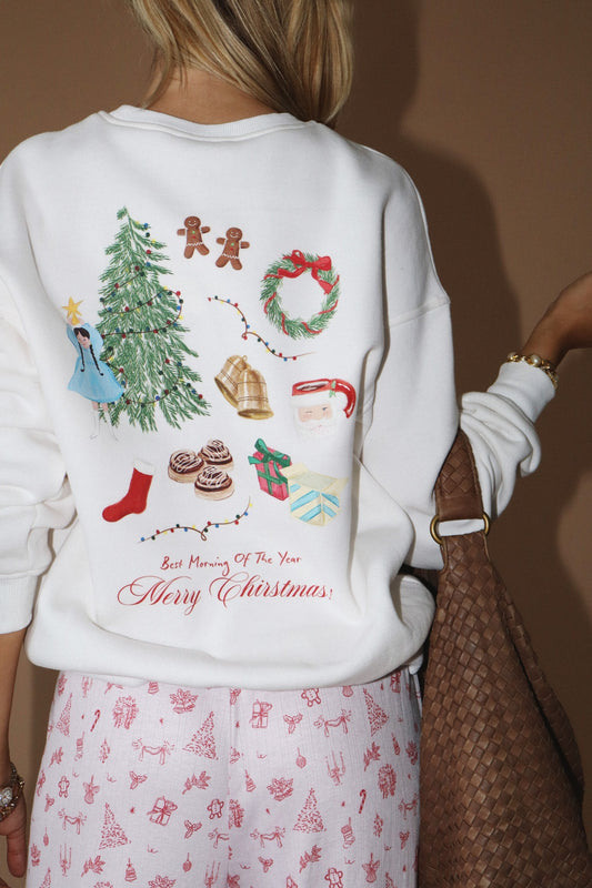 Merry Christmas Collage Sweatshirt