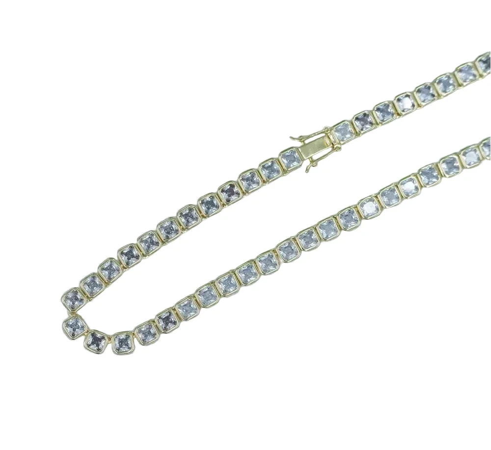 CZ Tennis Chain Necklace