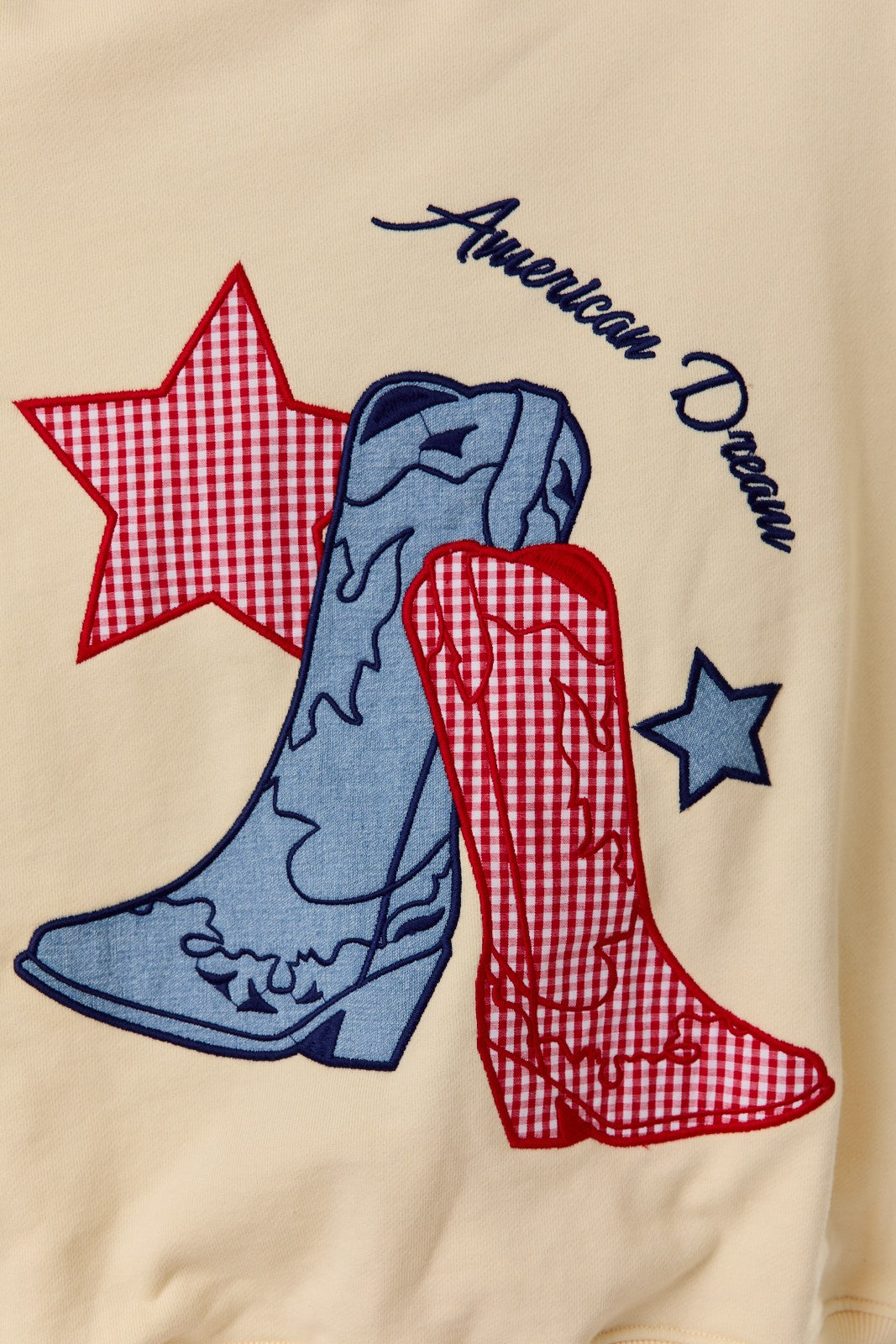 American Dream Boots Graphic Sweatshirt & Short Set