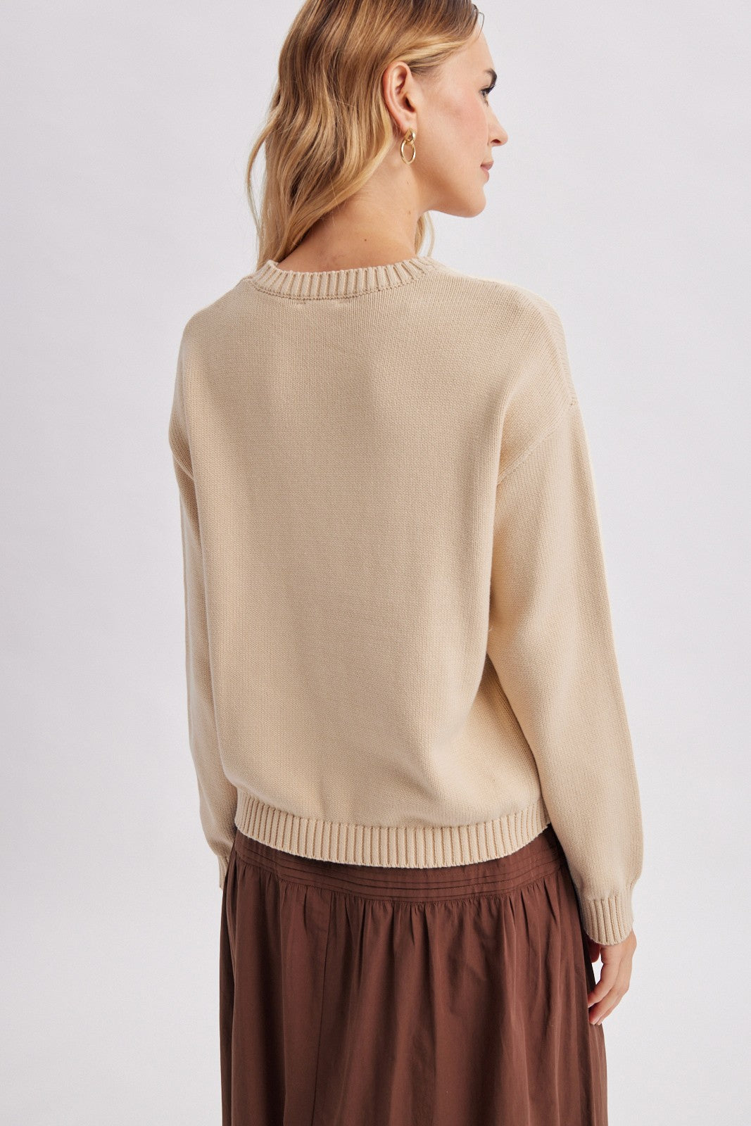 Dachshund Graphic Knit Sweater