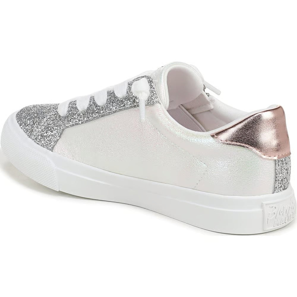 Blowfish Malibu Kids Perfect Silver Zip Up Sneaker