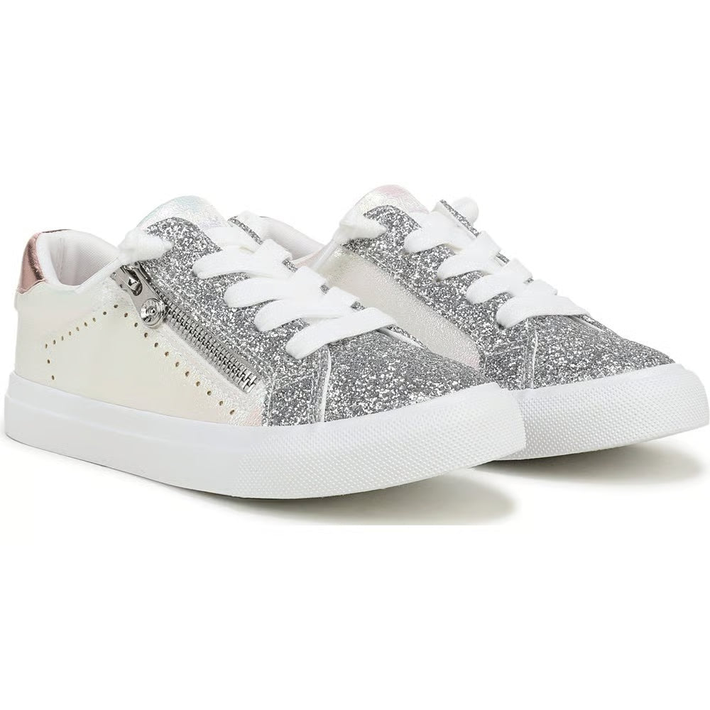 Blowfish Malibu Kids Perfect Silver Zip Up Sneaker