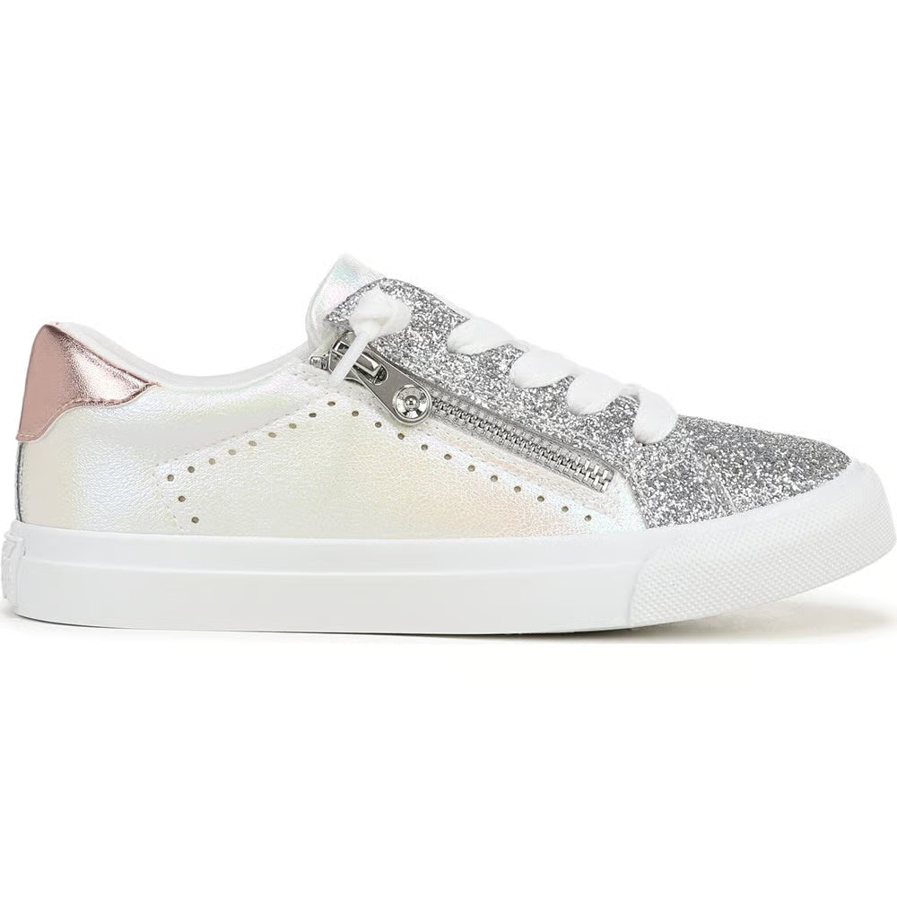 Blowfish Malibu Kids Perfect Silver Zip Up Sneaker