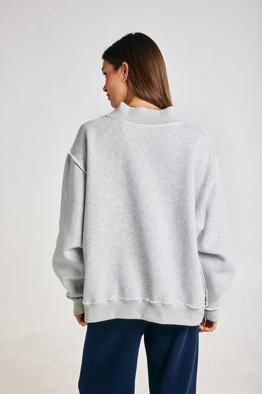 Embroidered Phil 4:13 Grey Sweatshirt