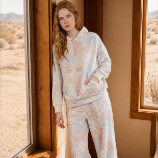 Quilted Patchwork Hoodie & Pant Set