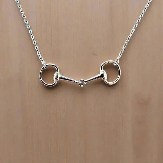 Sterling Snaffle Bit Necklace