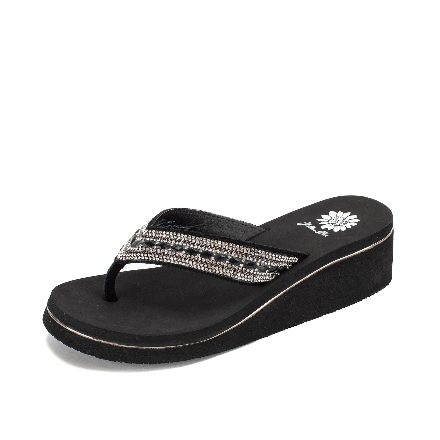 Yellow Box Marcie Sandal- Black