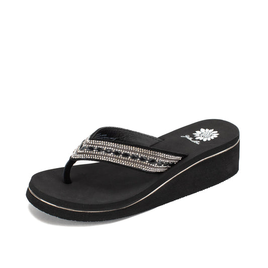 Yellow Box Marcie Sandal- Black