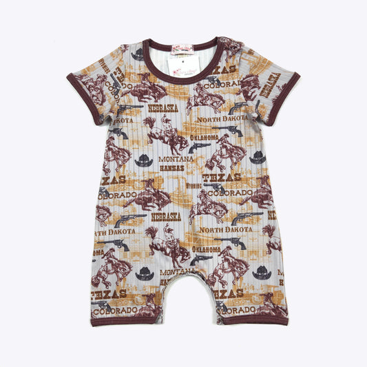 Out West Boy Romper