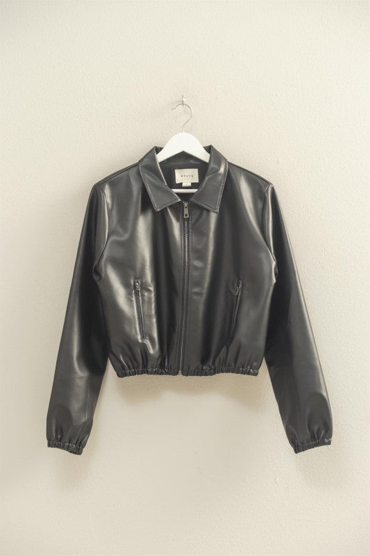 Black Zip Up Jacket