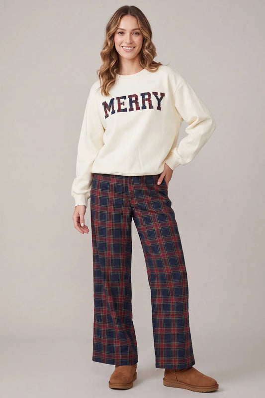 Paid Merry Sweatshirt & Pants Set