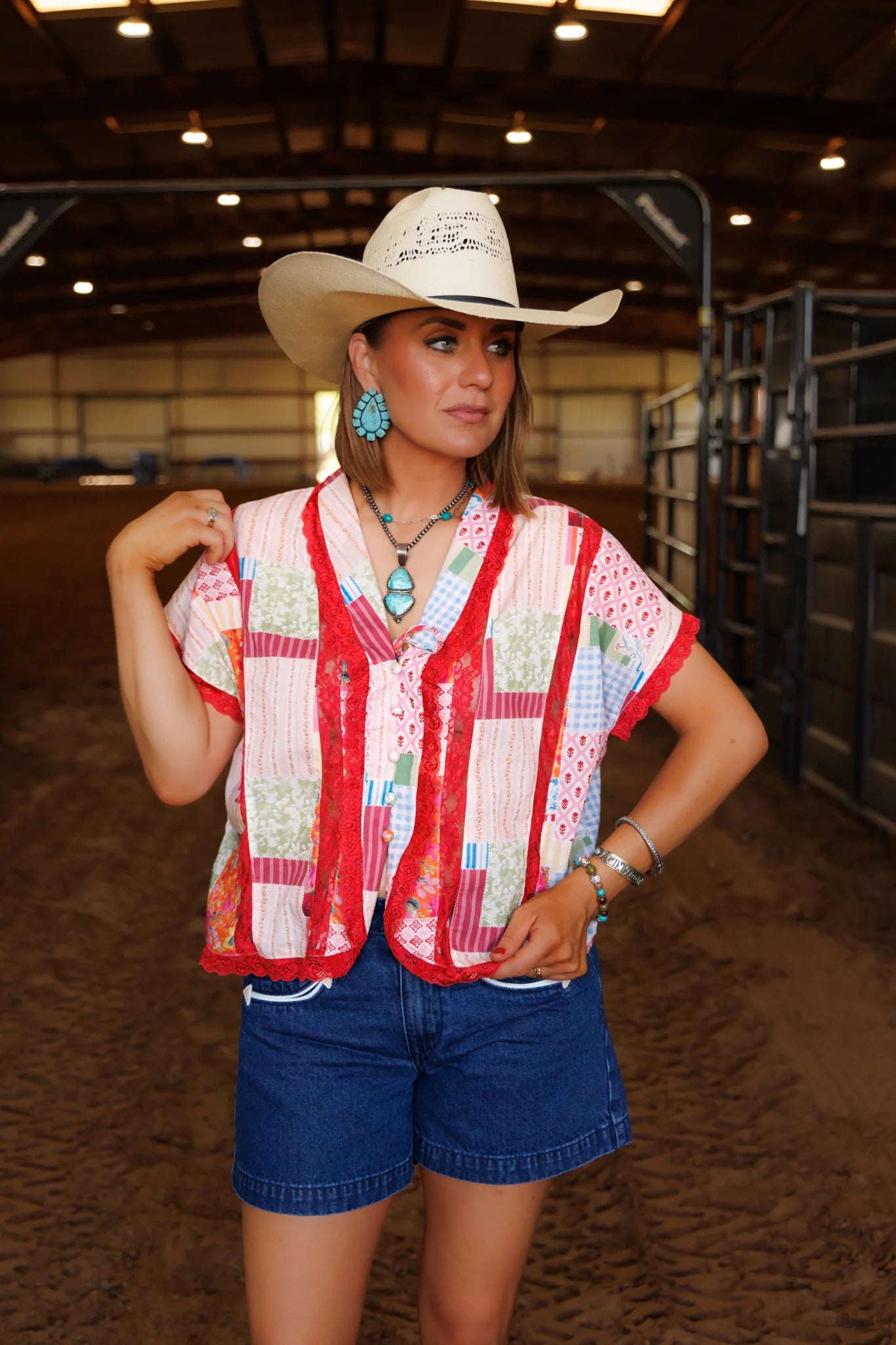 Patchwork Lace Top