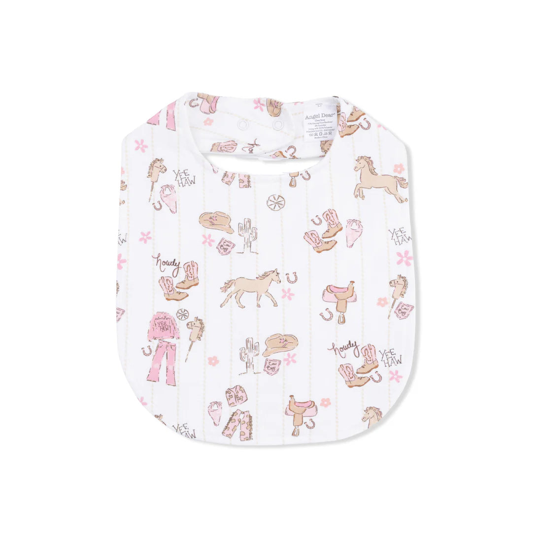 Cowgirl Nursery Feeding Bib
